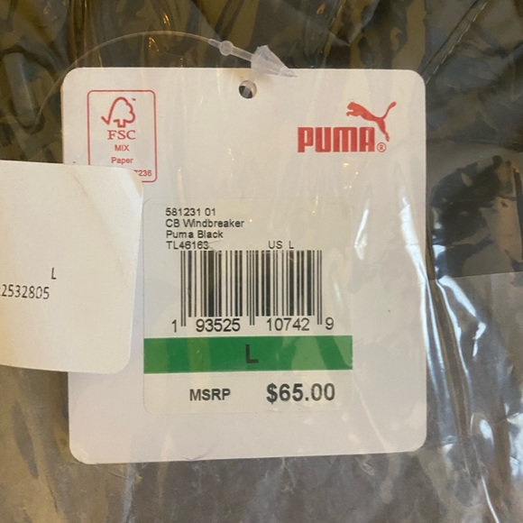 NWT Men’s Puma Colorblock Windbreaker Jacket - Picture 4 of 8